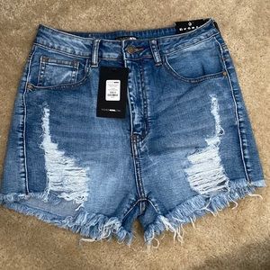 Date Night Ripped Denim Shorts